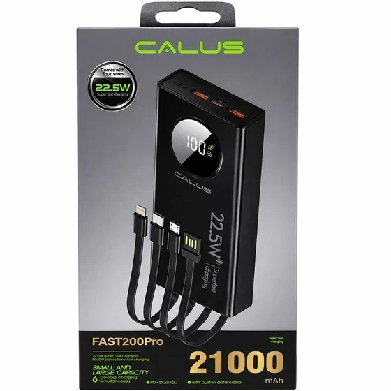 پاوربانک ۲1000 میلی امپر CALUS FAST 200 pro