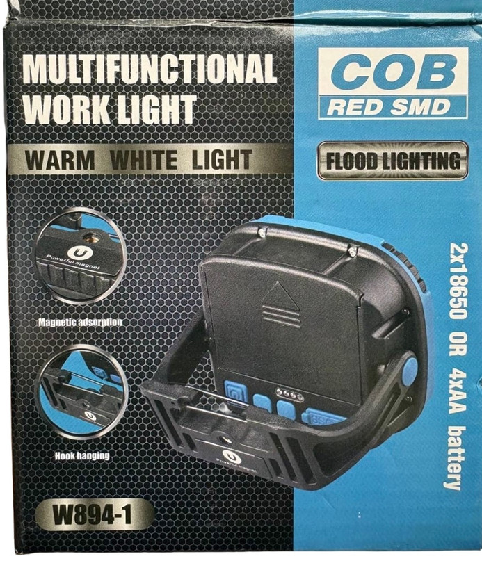 پروژکتور و چراغ شارژی اضطراری مدل W894-1