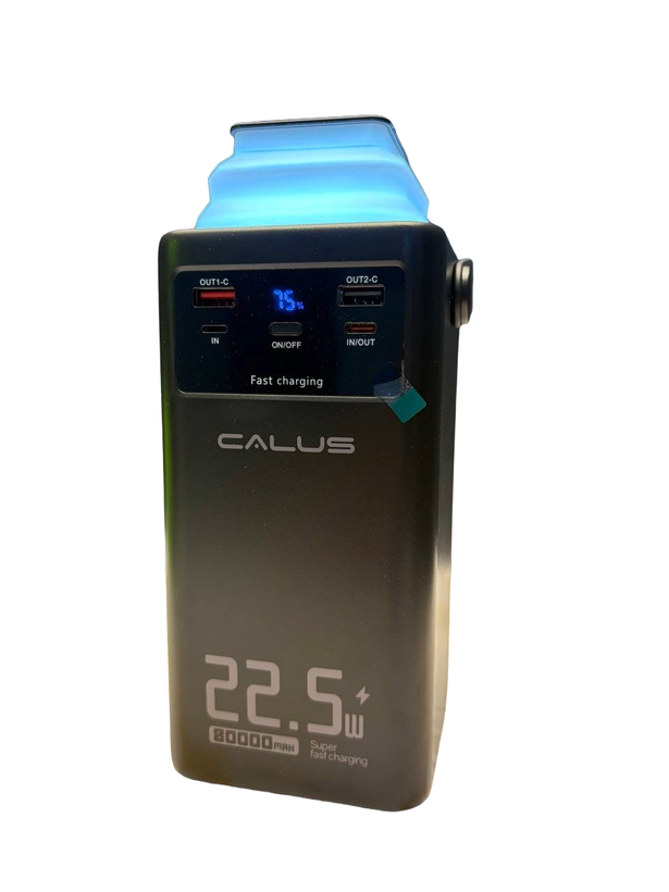پاوربانک کالوس ۲۲.۵ وات 80 هزار میلی امپر مدل Calus Fast-L80