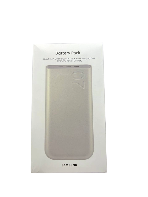 پاوربانک اصل سامسونگ ۲۰۰۰۰ میلی امپر 45 وات مدل Battery Pack EB-P4520