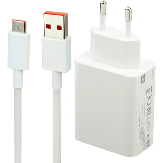شارژر شیائومی توان 33 وات دو پین مدل MDY-14-EL همراه کابل (اصل)