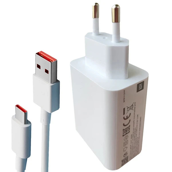 شارژر شیائومی توان 33 وات دو پین مدل MDY-14-EL همراه کابل (اصل)